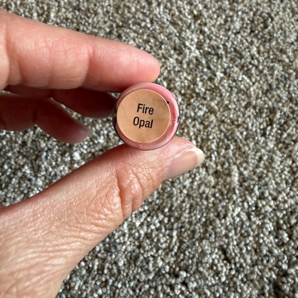 Fire Opal Lipstick Lipsense SeneGence Peachy Pink